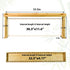 6 33.5 4.5 13.4 MAVOTER Over The Stove Top Shelf for Kitchen Bamboo Spice Rack Organizer for Back of Stove