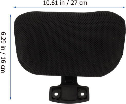 Tofficu Office Chair Headrest Attachment, Adjustable Head Cushion with Soft Pillows for Computer Chair (2.2cm Clips)
