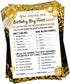HOMANGA Who Knows The Birthday Boy Girl Best, Birthday Game Cards for