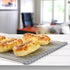 Roll-Up Sink Drying Rack, 17.7"(L) x 13.8"(W) - Gray Multipurpose Heat Resistant Over The Stainless Steel & Silicone