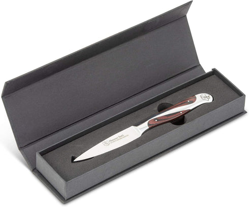 Hammer Stahl 3.5 Inch Paring Knife | Versatile Small Kitchen Knife for Garnishing, Peeling, & More | Ergonomic