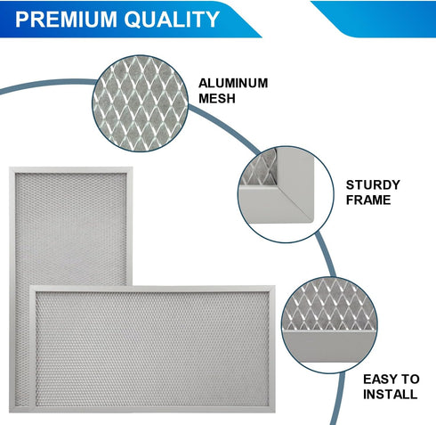 4 Pack MERV-8 Filter Replacement Set for AlorAir Basement Dehumidifiers Sentinel HD55 HDi65