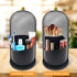 starfa lab 360 Countertop Rotating Makeup Brush Holder Organizer With Lid - Multifunctional Toothbrush Holder