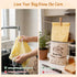 Lemoobolsa 2-Pack 16.5 13 inch Reusable Beeswax Bread Bags for Sourdough & HomemadeBread with Zipper, x bread bags