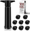 Wine Saver Pump with 8 Vacuum Wine Stoppers, Wine Bottle Stoppers with Food Grade Silicone Leak Proof
