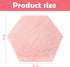 55x 47 (55x 47, Monobeach Pink Kids Rug for Nursery Children Room Decor Ultra Soft Hexagon Carpet for Princess Tent