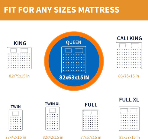 Full XL Mattress Bag for Moving and Storage, Reusable Heavy Duty Tarp Waterproof Mattress Cover with 8 Strong Carrying