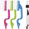 LEOBRO Hand-held Groove Gap Cleaning Tools - Pack of 4 Door Window Track Brushes