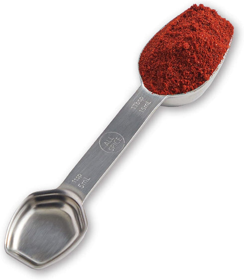 AllSpice Stainless Steel Double Sided Measuring Spoon for Teaspoon and Tablespoon