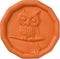 JBK Pottery Terracotta Brown Sugar Saver, Handmade Terra Cotta Sugar Keeper with Decorative Discs, Food-Safe, Made in