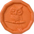 JBK Pottery Terracotta Brown Sugar Saver, Handmade Terra Cotta Sugar Keeper with Decorative Discs, Food-Safe, Made in