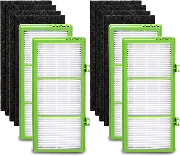 Filter Compatible with Holmes Aer1 Series, Replacement Parts # HAPF300AH-U4R, HAP242-NUC (4 True Replacement + 8
