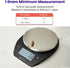 Etekcity 0.1g Food Scale, Bowl, Digital Grams and Ounces for Weight Loss, Dieting, Baking, Cooking, and Meal Prep, 11lb/5kg, Stainless Steel Black by Etekcity