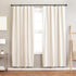 16 Pack Curtain Rings with Clips, Window Clip Rings, Hangers for Drapery, Mini 1 Inch Diameter, Fits up to 5/8" Rod,