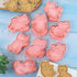 Crethinkaty Cat Cookie Cutters Set, 8 Plastic Cookie Cutter Stamps for Fun Cat Treats