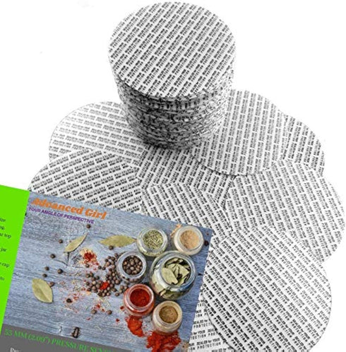 Pressure Sensitive Torque Activated Seals Cap Liners - 53mm, 100 PCS for Bottles & Containers