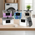 4+1 Pack COAZEX Clear Laundry Pods Container & Dryer Sheet Holder, Plastic Square Laundry Room Organization and Storage
