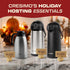 Thermal Coffee Carafe 68oz / 2L, Insulated Stainless Steel Dispenser for Hot Beverages, Ideal for Parties