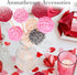 DomeStar 24PCS Pink Rattan Balls - Valentine's Day Decorative Balls for Bowl Centerpiece - 2 Inches Cute Wicker Balls