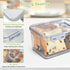 2 Counter OTraki Bread Storage Container Pcs Bread Boxs for Kitchen Bread Saver Container Airtight Homemade Bread Loaf