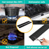 Kitchen Stove Counter Gap Cover, Silicone Gap Filler for 21 Inches Black Stove and Counter
