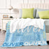 PerStudio Personalized Baby Blanket for Boys Custom Name Blankets Throws for Girls Customized Christmas Birthday Gifts