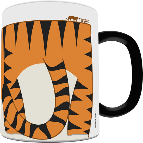 Morphing Mugs Cartoon Tiger - 11 oz Color Changing Heat Sensitive Ceramic Mug Reveals Image When HOT Liquid Is Added