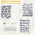 4 PCS Alphabet Letter Fondant Stamps - Upgraded Food Grade Cake Stamp Tool for Biscuit, Cookie, Uppercase, Lowercase,