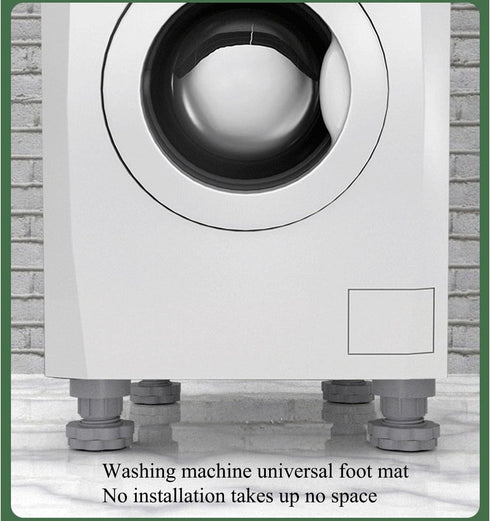 4 Pack Washing Machine Anti-shock Mats, Anti-slip Mats for All Types of Appliances, Refrigerator Base Mats