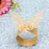 King&Pig 50pcs Laser Cut Butterfly Shape Napkin Rings for Dinners, Lunch Tables, Home Wedding Birthday Party