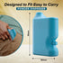 Set, Portable Pepper Shaker (Blue) - Versatile Seasoning Multi Functional Salt Dispenser Spice Shakers for Easy Use