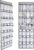 Pocket Shoe Organizer,28 Pocket Door Shoe Organizer Hanging Shoe Organizer Shoe Rack for Closet Pantry Shoe Holder for Men Sneakers, Women High Heeled Shoes, flip flops(White,size:68.5x20.88inch)