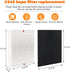 C545 H13 True HEPA Replacement Filter S by Blutoget-Fit for Winix C545 Air Purifier, 2 HEPA + 8 Carbon Filters
