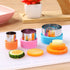 Round Cookie Biscuit Cutter Set, 6 Graduated Circle Pastry Cutters, Stainless Steel Cookie and Dough Cutters for Donut,