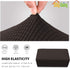 Easy-Going Stretch Ottoman Cover Folding Storage Stool Furniture Protector Soft Rectangle slipcover with Elastic