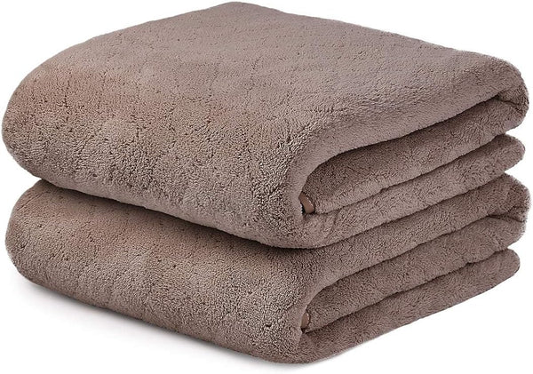 JML Microfiber Bath Towels, Oversized, Ultra Soft, Super Absorbent and Fast Drying,