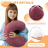 14.9" Lx11.8 huraty Alphabet L Pillow Ginger Initial Letter Cushion Decorative Nursey Pillow Lambs Wool Novelty Room
