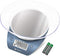 Etekcity 0.1g Food Scale with Bowl, Digital Grams and Ounces for Weight Loss, Dieting, Baking, 11lb/5kg, Prussian Blue