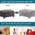 HFCNMY (ASMFDT20230725-15) Ottoman Cover Rectangle,Stretch Velvet Slipcovers Rectangle Thick Covers Slipcover