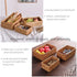 Handmade Rectangle Wicker Fruit Box - Rattan Tray Magazine Organizer and Small Objects Container