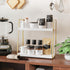 2087 Countertop, 2 Countertop, Coffee Bar Organizer for Multifunctional Coffee Station Organizer for Accessories