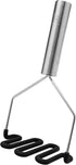 Jell-Cell Potato Masher with Silicone Protect Body, Premium Non-Scratch Stainless Steel for Smooth Mashed Potatoes