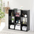 9 5 ZenStyle Cube Storage Shelf Organizer, Wooden Bookshelf System Display Cube Shelves Compartments, Customizable W/