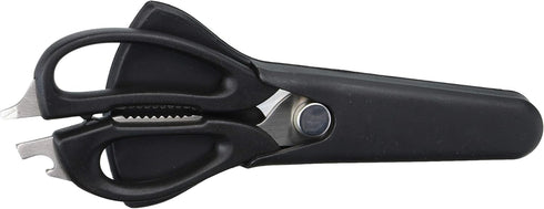 Ergo Chef All-Purpose Kitchen Shears for Poultry, Fish, Vegetables, Herb Stripper, Bottle Opener w/ Magnet Holder