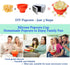 Mini Microwave Popcorn Popper, BPA Free Silicone Collapsible Popcorn Maker, Dishwasher Safe (Vibrant Pink)
