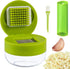 Deftomo Garlic Press Stainless Steel, Garlic Mincer Tool with Storage Container, Garlic Chopper