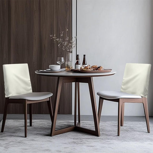 Set 6 20 19 Inch Ivory Cover for Chair Back Dining Chair Covers of Soft Chair Back Covers Stretchable High Back Chair