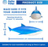 Fette Filter - Shark Shape Humidifier Cleaner, Demineralization Float for Most Humidifiers and Fish Tanks, Pack of 3