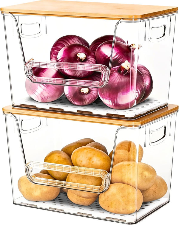 2 Set Pantry organizers and Storage,Trash Bag Holder Under sink Organizer for