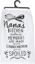Primitives by Kathy Boho Cotton Kitchen Towel Set, Funny Sayings, Housewarming Gift, 28"x28"